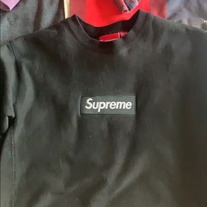 Supreme BOGO black crewneck